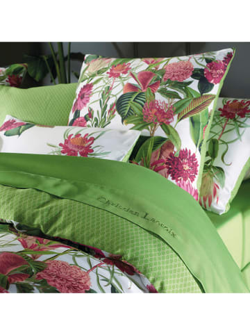 CXL by Christian Lacroix Satin-Bettwäsche-Set in Grün/ Pink