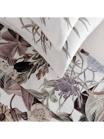 CXL by Christian Lacroix 4-delige set: satijnen bedlakens en kussenslopen crème/lichtbruin