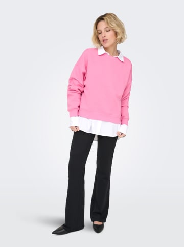 ONLY Sweatshirt in Rosa
