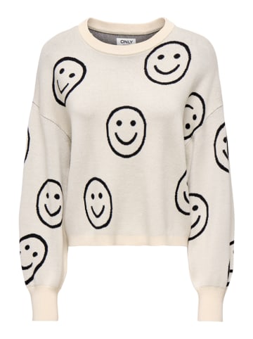 ONLY Sweter w kolorze kremowym