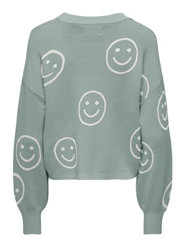 ONLY Sweter w kolorze zielonym