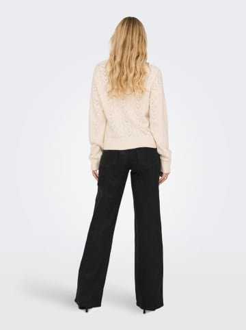 ONLY Sweter w kolorze kremowym