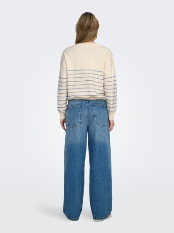 ONLY Trui beige/lichtblauw