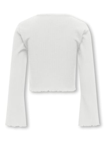 KIDS ONLY Longsleeve "Nella" in Weiß