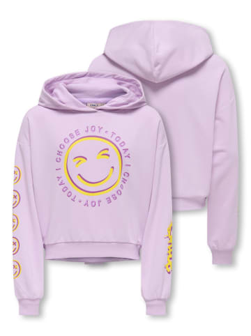 KIDS ONLY Bluza "Smile" w kolorze fioletowym