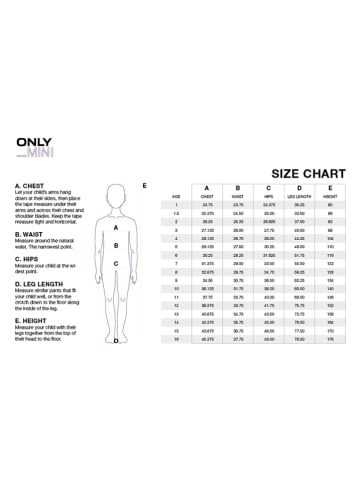 KIDS ONLY Legging "Trinny" lichtroze