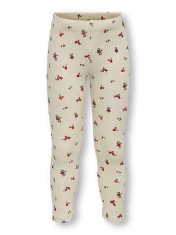 KIDS ONLY Legginsy "Trinny" w kolorze beżowym