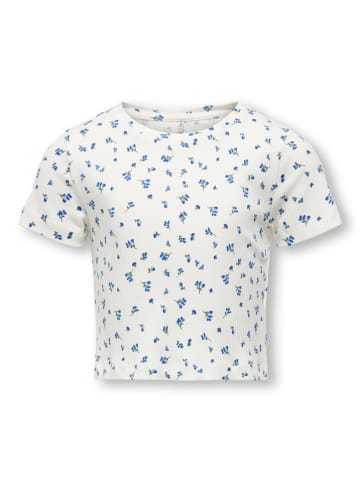 KIDS ONLY Shirt "Bella" in Weiß/ Blau