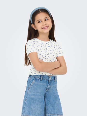 KIDS ONLY Shirt "Bella" wit/blauw