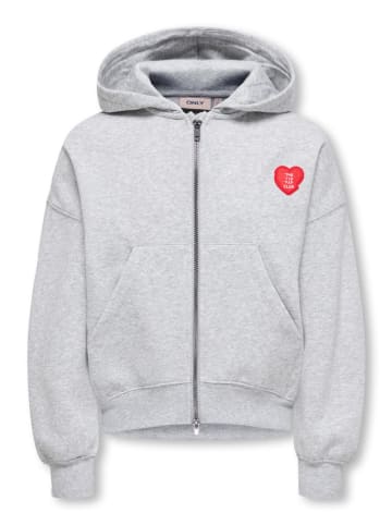 KIDS ONLY Sweatjacke "Evisa" in Grau