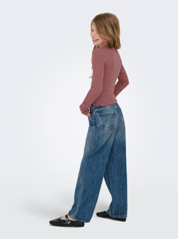 KIDS ONLY Koszulka "Dixi" w kolorze różowo-oliwkowym