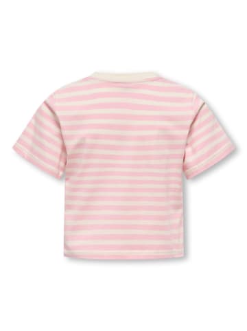 KIDS ONLY Shirt "Livina" in Rosa/ Creme