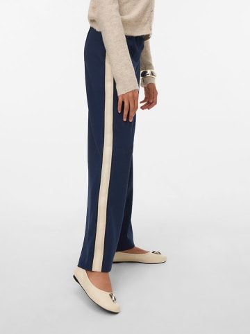 Vero Moda Girl Spodnie "Berlin" w kolorze granatowym