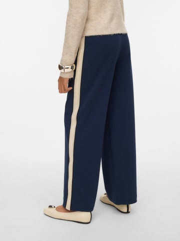 Vero Moda Girl Spodnie "Berlin" w kolorze granatowym