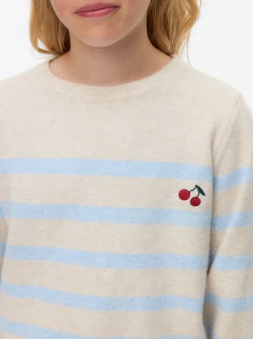 Vero Moda Girl Trui "Doffy" beige/lichtblauw