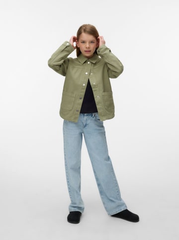 Vero Moda Girl Jeansjacke "Jamie" in Khaki