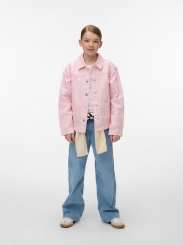 Vero Moda Girl Kurtka dżinsowa "Jamie" w kolorze jasnoróżowym