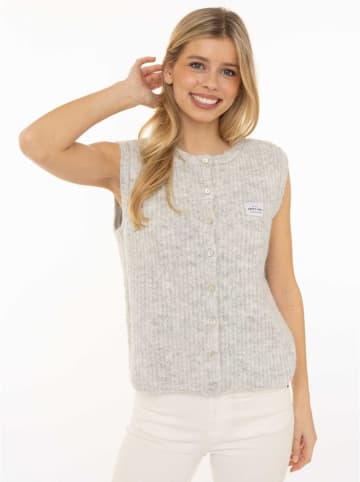 Zwillingsherz Cardigan in Grau