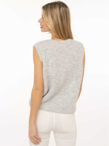 Zwillingsherz Cardigan in Grau