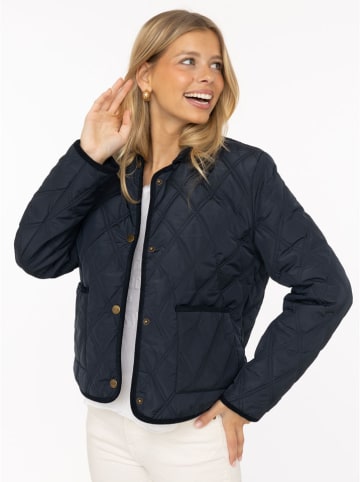 Zwillingsherz Kurtka pikowana "Classic" w kolorze granatowym