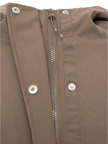 Zwillingsherz Parka "Keep Smiling" in Hellbraun