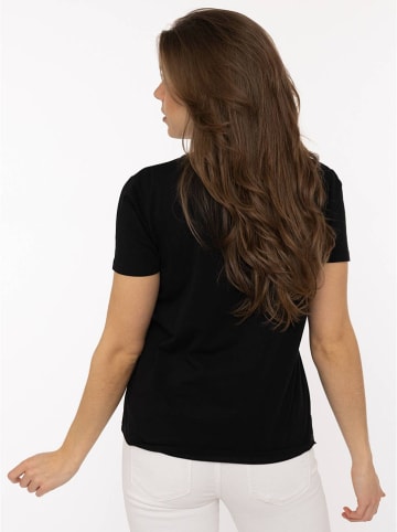 Zwillingsherz Shirt "Wild Heart" in Schwarz