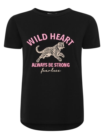 Zwillingsherz Koszulka "Wild Heart" w kolorze czarnym