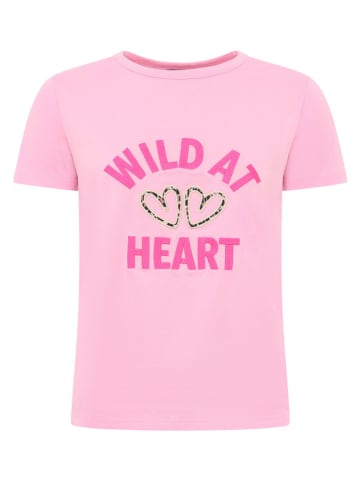 Zwillingsherz Shirt "Leo Herzen" lichtroze