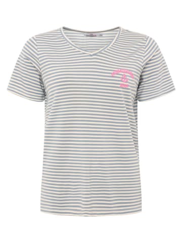 Zwillingsherz Shirt "Heimatgefühl" grijs/wit