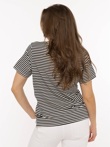 Zwillingsherz Shirt "Heimatgefühl" zwart/wit