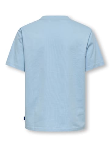 ONLY & SONS Junior Koszulka "Fred" w kolorze błękitnym