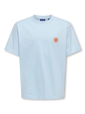 ONLY & SONS Junior Shirt "Fred" in Hellblau