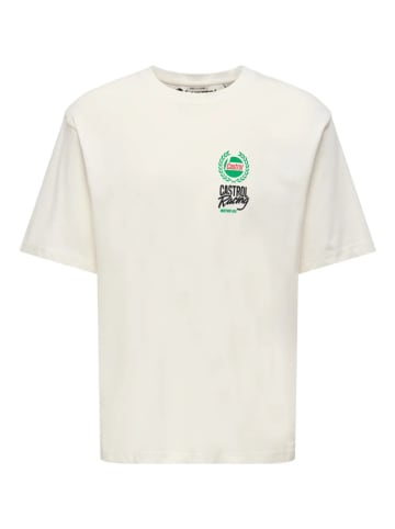 ONLY & SONS Junior Shirt "Castrol" crème