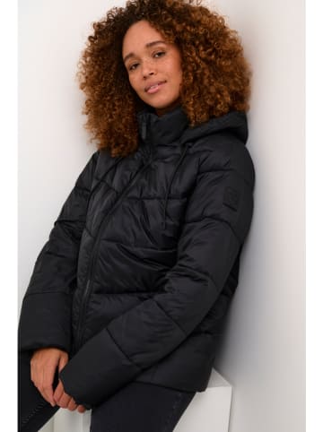 Kaffe Steppjacke in Schwarz
