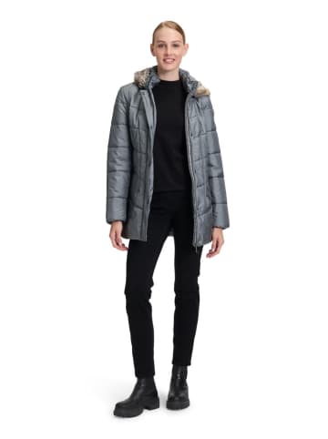 Betty Barclay Doorgestikte mantel grijs/blauw