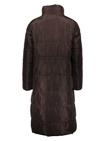 More & More Wintermantel in Dunkelbraun