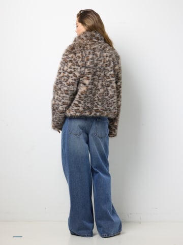 Noisy may Kunstbont jas beige