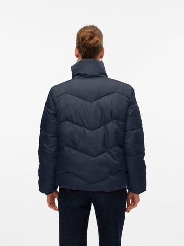 Vero Moda Doorgestikte jas donkerblauw