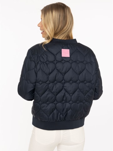 Zwillingsherz Steppjacke "Be Happy" in Dunkelblau