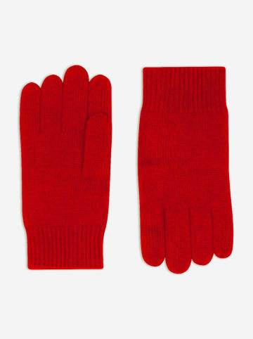 Perfect Cashmere Kaschmir-Handschuhe "Hailey" in Rot