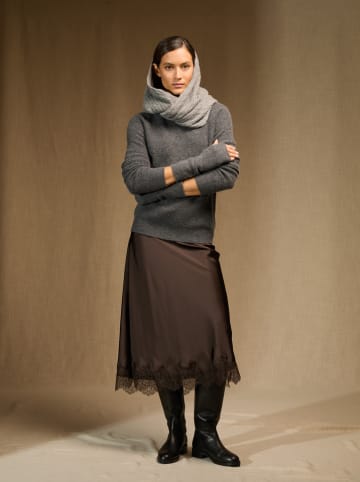 Perfect Cashmere Kaschmir-Armstulpen "Juliana" in Grau