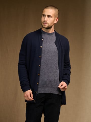 Perfect Cashmere Kaschmir-Cardigan "Anais" in Dunkelblau