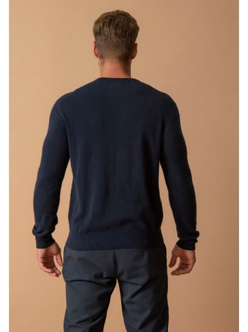 Perfect Cashmere Kaszmirowy sweter "Blake" w kolorze granatowym