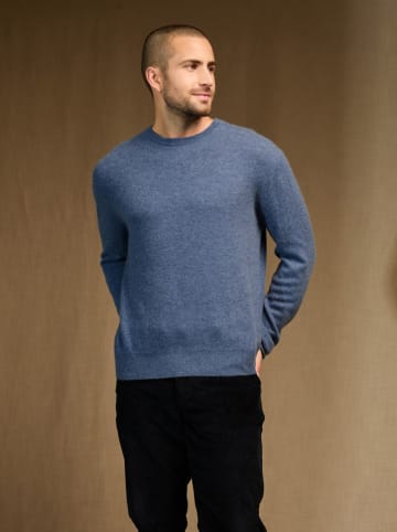 Perfect Cashmere Kaschmir-Pullover "Blake" in Blau