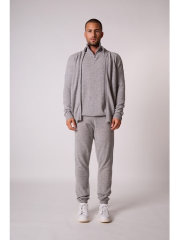 Perfect Cashmere Kasjmieren vest "Cody" grijs