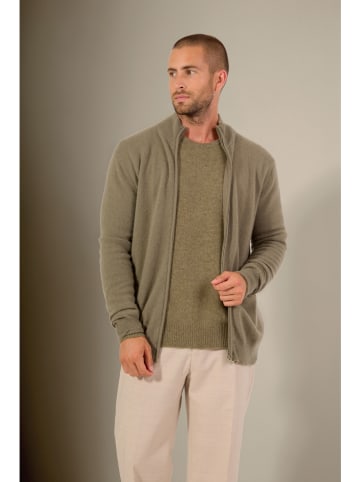 Perfect Cashmere Kaszmirowy kardigan "Cody" w kolorze beżowym