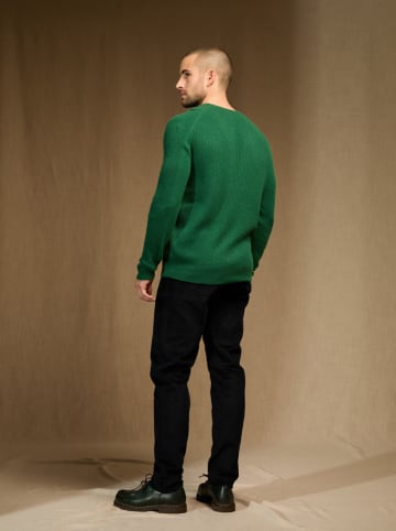 Perfect Cashmere Kasjmieren trui "Cris" groen