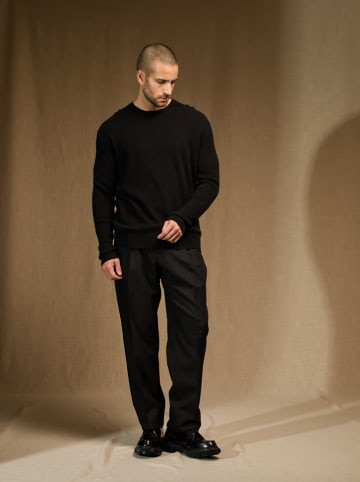 Perfect Cashmere Kasjmieren trui "Darri" zwart