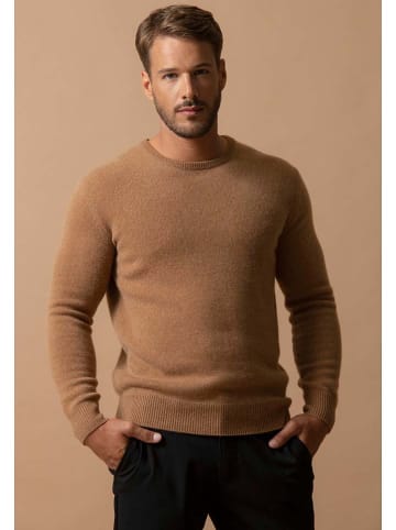Perfect Cashmere Kaschmir-Pullover "Eden" in Hellbraun