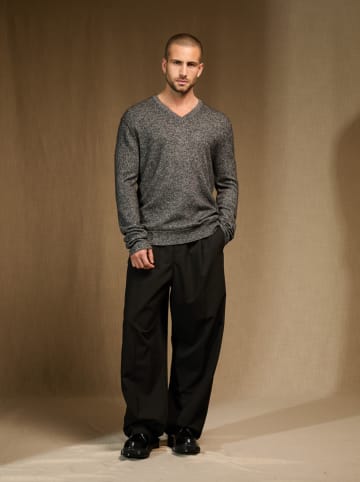 Perfect Cashmere Kasjmieren trui "Lorenzo" grijs